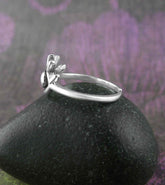 Watchful Evil Eye Toe-Midi-Knuckle Ring Eyelashes, Adjustable | Woot & Hammy